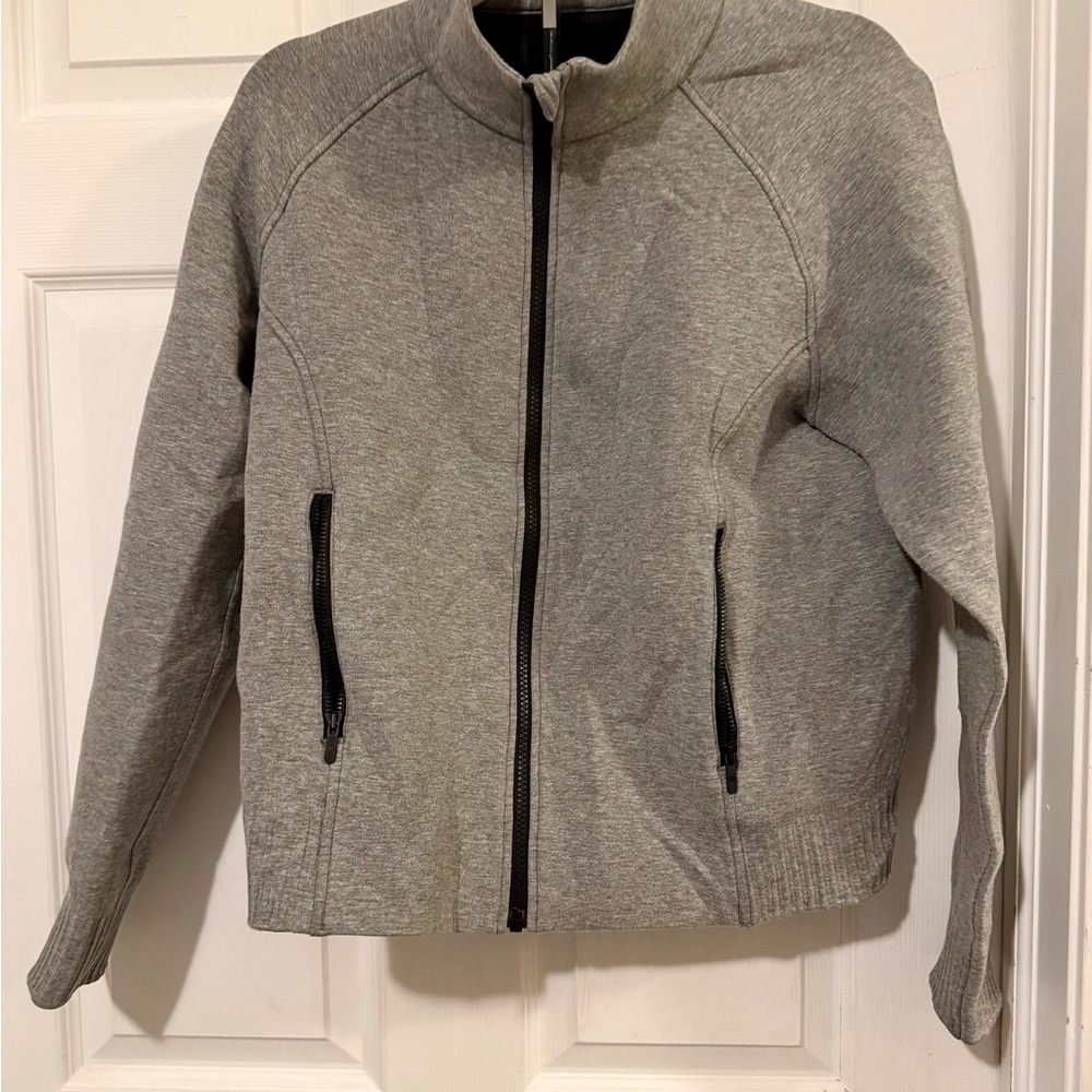 Lululemon Athletica Gray Bomber Jacket